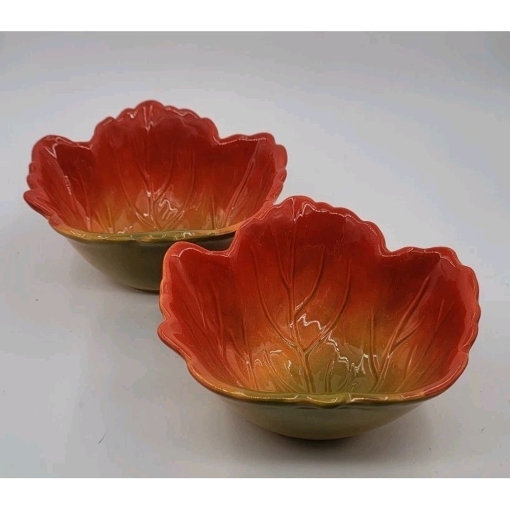 Set Of 2 Small Leaf Bowls by Better Home & Garden